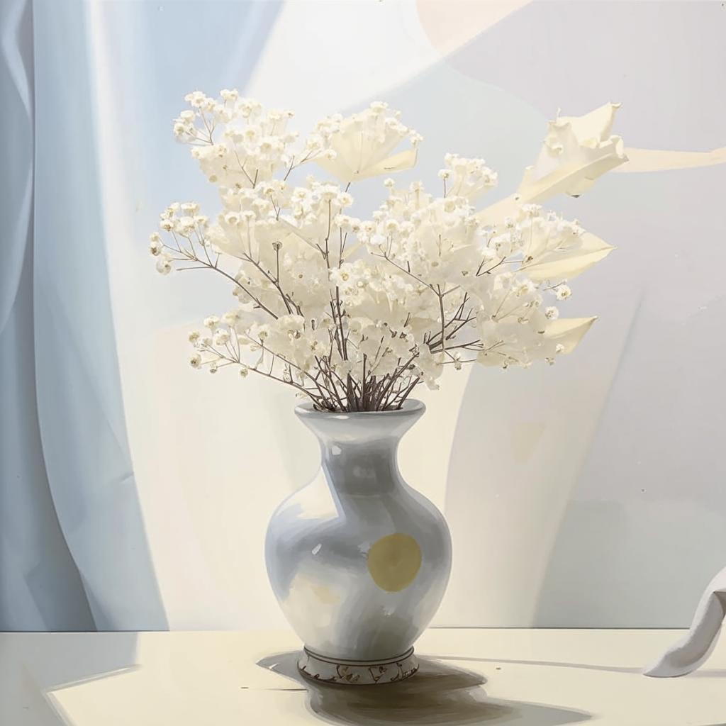 Bayi's Breath, bunga putih halus melambangkan kedamaian, kepolosan, dan cinta yang tak bersyarat